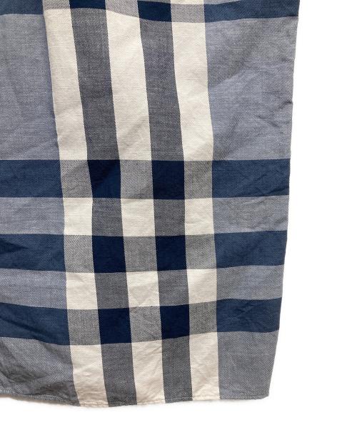 BURBERRY LONDON（バーバリーロンドン）BURBERRY LONDON (バーバリーロンドン) オーバーサイズS/Sシャツ ブルー サイズ:LLの古着・服飾アイテム