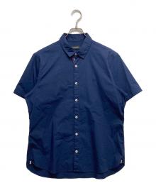BLACK LABEL CRESTBRIDGE（ブラックレーベル クレストブリッジ）の古着「ロゴS/Sシャツ」｜ネイビー