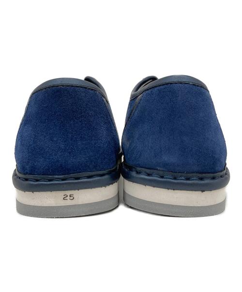 LANVIN en Bleu（ランバンオンブルー）LANVIN en Bleu (ランバンオンブルー) レザー切り替えシューズ ネイビー サイズ:25の古着・服飾アイテム