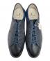 中古・古着 LANVIN en Bleu (ランバンオンブルー) レザー切り替えシューズ ネイビー サイズ:25：6000円