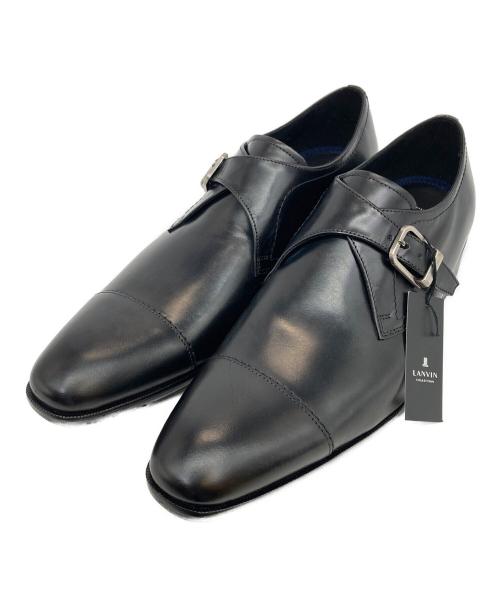 LANVIN COLLECTION（ランバンコレクション）LANVIN COLLECTION (ランバンコレクション) モンクストラップシューズ ブラック サイズ:25 1/2の古着・服飾アイテム