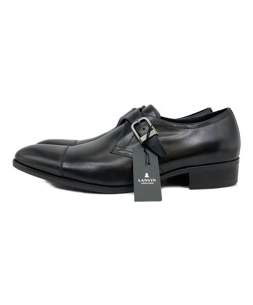 LANVIN COLLECTION（ランバンコレクション）LANVIN COLLECTION (ランバンコレクション) モンクストラップシューズ ブラック サイズ:25 1/2の古着・服飾アイテム