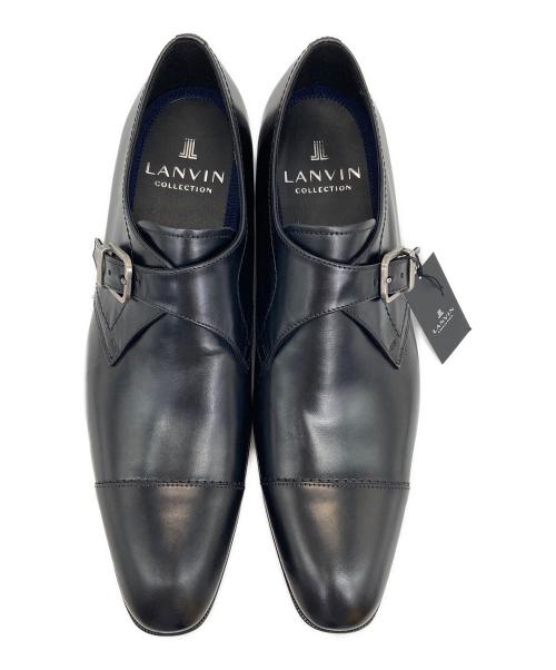 LANVIN COLLECTION（ランバンコレクション）LANVIN COLLECTION (ランバンコレクション) モンクストラップシューズ ブラック サイズ:25 1/2の古着・服飾アイテム