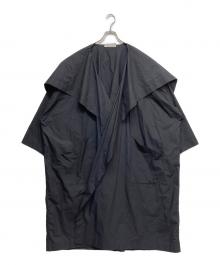 CristaSeya（クリスタセヤ）の古着「OVERSIZED TRENCH COAT」｜ネイビー