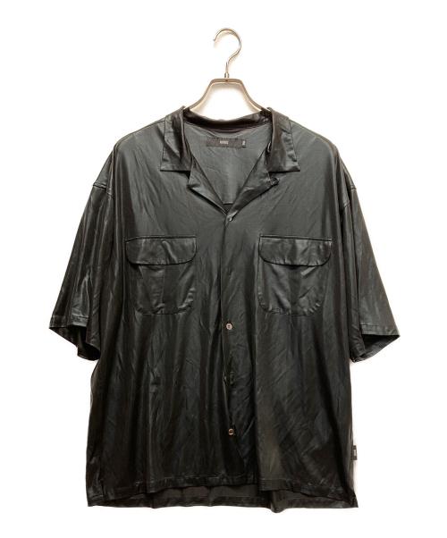 Vaporize（ヴェイパライズ）Vaporize (ヴェイパライズ) Lame Open Shirt ブラック サイズ:-の古着・服飾アイテム