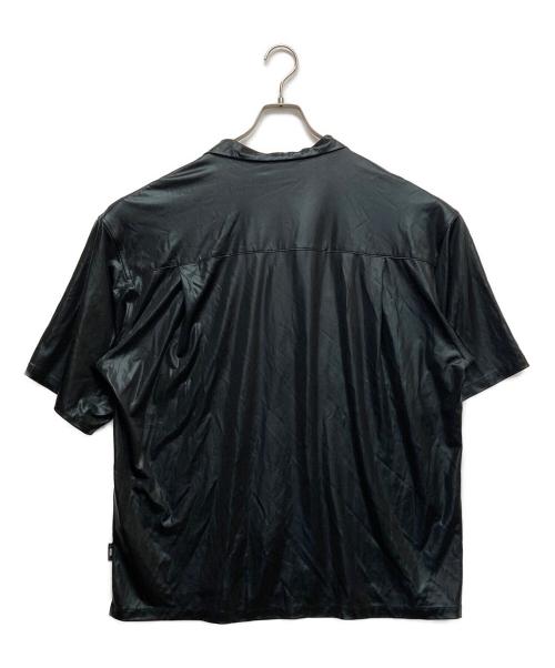 Vaporize（ヴェイパライズ）Vaporize (ヴェイパライズ) Lame Open Shirt ブラック サイズ:-の古着・服飾アイテム