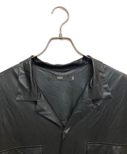 Vaporize（ヴェイパライズ）Vaporize (ヴェイパライズ) Lame Open Shirt ブラック サイズ:-の古着・服飾アイテム