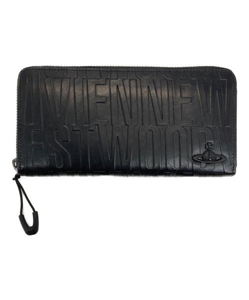 Vivienne Westwood（ヴィヴィアンウエストウッド）Vivienne Westwood (ヴィヴィアンウエストウッド) 型押しオーブロングウォレットの古着・服飾アイテム
