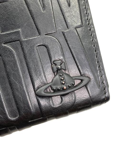Vivienne Westwood（ヴィヴィアンウエストウッド）Vivienne Westwood (ヴィヴィアンウエストウッド) 型押しオーブロングウォレットの古着・服飾アイテム