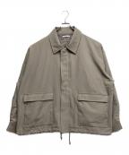 RUUBONルーボン）の古着「military drawstring blouson」｜ベージュ