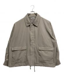 RUUBON（ルーボン）の古着「military drawstring blouson」｜ベージュ