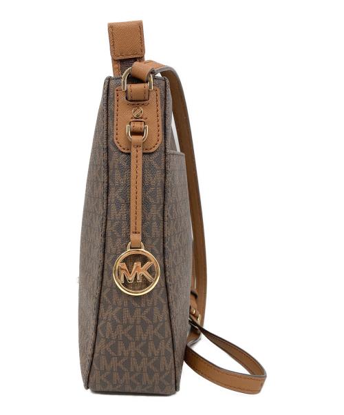 MICHAEL KORS（マイケルコース）MICHAEL KORS (マイケルコース) ショルダーバッグ ブラウンの古着・服飾アイテム