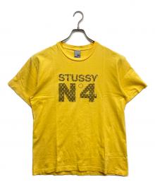 stussy（ステューシー）の古着「モノグラムTシャツ」｜イエロー