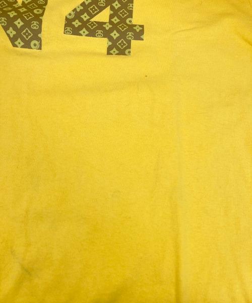 stussy（ステューシー）stussy (ステューシー) モノグラムTシャツ イエロー サイズ:Lの古着・服飾アイテム