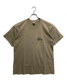 stussy（ステューシー）の古着「WORLD TOUR プリントTシャツ」｜ベージュ