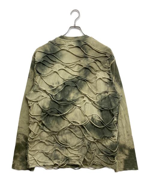 DIESEL（ディーゼル）DIESEL (ディーゼル) T-CRANE LS グリーン サイズ:Lの古着・服飾アイテム