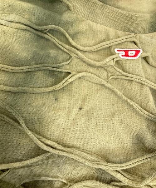 DIESEL（ディーゼル）DIESEL (ディーゼル) T-CRANE LS グリーン サイズ:Lの古着・服飾アイテム