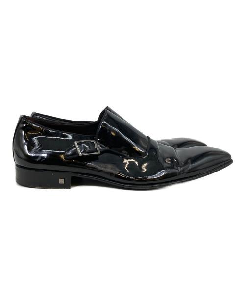 LOUIS VUITTON（ルイ ヴィトン）LOUIS VUITTON (ルイ ヴィトン) シングルモンクストラップシューズ ブラック サイズ:9 1/2の古着・服飾アイテム