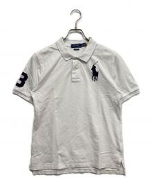 POLO RALPH LAUREN（ポロ・ラルフローレン）の古着「ビッグポニーポロシャツ」｜ホワイト