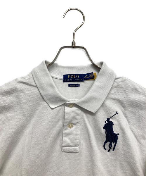 POLO RALPH LAUREN（ポロ・ラルフローレン）POLO RALPH LAUREN (ポロ・ラルフローレン) ビッグポニーポロシャツ ホワイト サイズ:Lの古着・服飾アイテム
