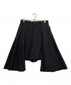 COMME des GARCONSコムデギャルソン）の古着「変形サルエルショートパンツ」｜ブラック