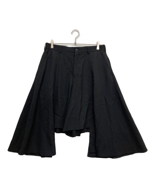 COMME des GARCONS（コムデギャルソン）COMME des GARCONS (コムデギャルソン) 変形サルエルショートパンツ ブラック サイズ:Mの古着・服飾アイテム