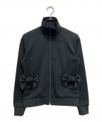 COMME des GARCONS GIRLコムデギャルソンガール）の古着「リボンジャケット」｜ブラック