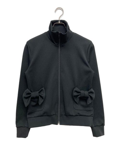 COMME des GARCONS GIRL（コムデギャルソンガール）COMME des GARCONS GIRL (コムデギャルソンガール) リボンジャケット ブラック サイズ:Lの古着・服飾アイテム