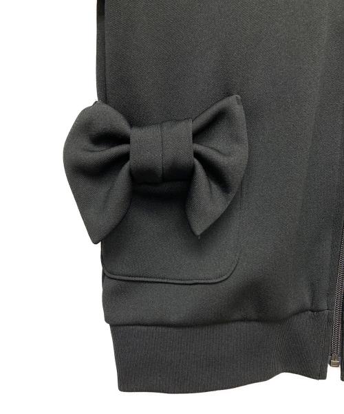 COMME des GARCONS GIRL（コムデギャルソンガール）COMME des GARCONS GIRL (コムデギャルソンガール) リボンジャケット ブラック サイズ:Lの古着・服飾アイテム