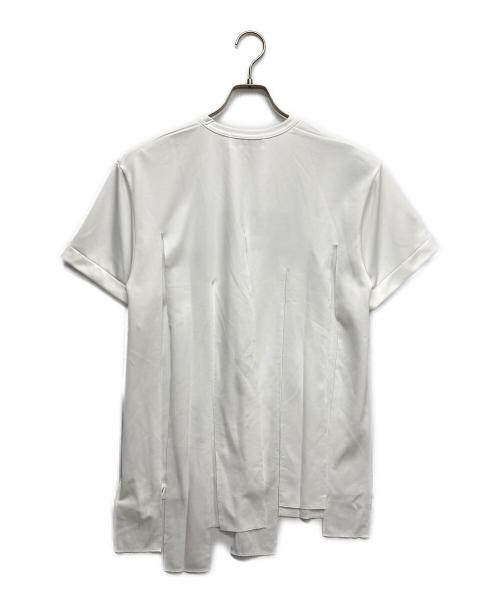 CDG（シーディージー）CDG (シーディージー) 短冊カットソー ホワイト サイズ:XLの古着・服飾アイテム