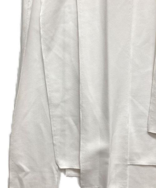 CDG（シーディージー）CDG (シーディージー) 短冊カットソー ホワイト サイズ:XLの古着・服飾アイテム