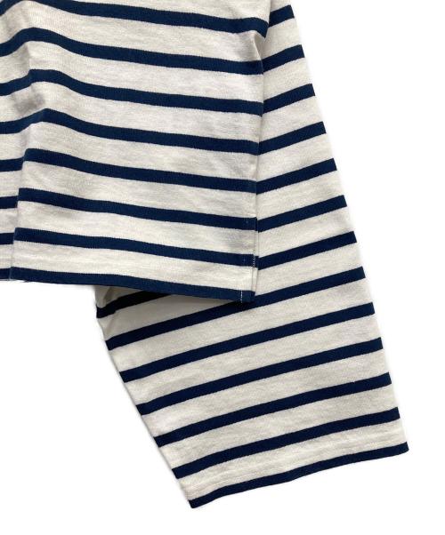 Le minor（ルミノア）Le minor (ルミノア) TOMORROW LAND (トゥモローランド) 別注ボーダーカットソー ネイビー×アイボリー サイズ:-の古着・服飾アイテム