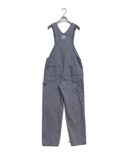 LEE（リー）LEE (リー) テーパードオーバーオール ホワイト×インディゴ サイズ:Mの古着・服飾アイテム