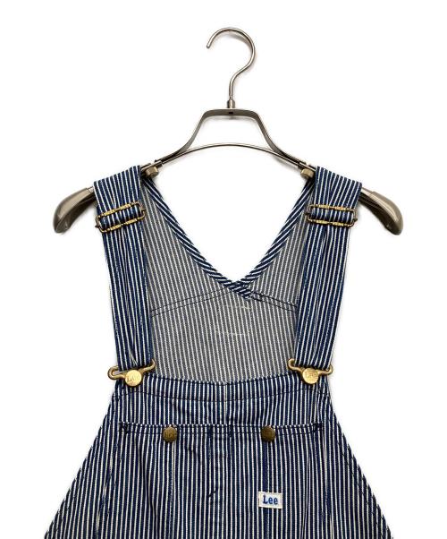 LEE（リー）LEE (リー) テーパードオーバーオール ホワイト×インディゴ サイズ:Mの古着・服飾アイテム