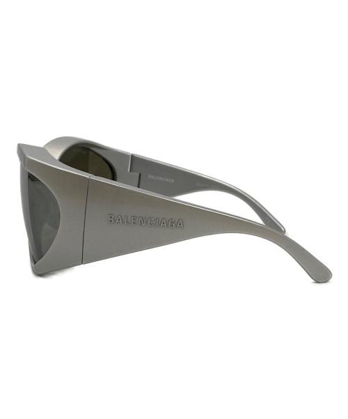 BALENCIAGA（バレンシアガ）BALENCIAGA (バレンシアガ) バタフライフレームサングラス シルバー サイズ:72□18の古着・服飾アイテム