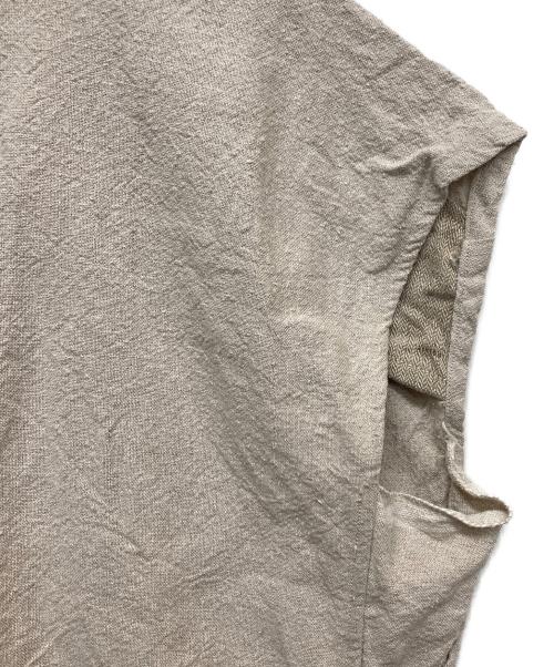 工房西谷（コウボウニシタニ）工房西谷 (コウボウニシタニ) sleeping vest ベージュ サイズ:-の古着・服飾アイテム