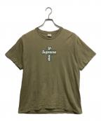 SUPREMEシュプリーム）の古着「Cross Box Logo Tee」｜オリーブ