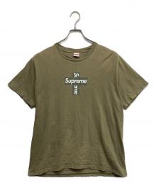 SUPREME（シュプリーム）の古着「Cross Box Logo Tee」｜オリーブ