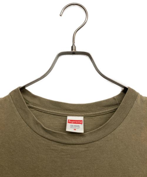 SUPREME（シュプリーム）Supreme (シュプリーム) Cross Box Logo Tee オリーブ サイズ:Mの古着・服飾アイテム