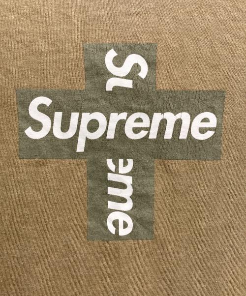 SUPREME（シュプリーム）Supreme (シュプリーム) Cross Box Logo Tee オリーブ サイズ:Mの古着・服飾アイテム