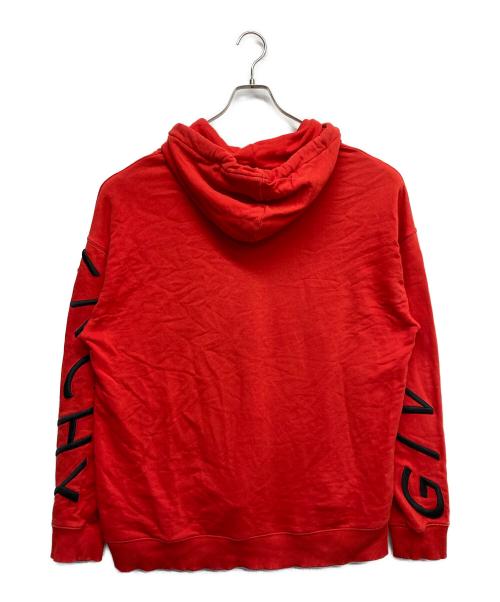 GIVENCHY（ジバンシィ）GIVENCHY (ジバンシィ) プルオーバーパーカー レッド サイズ:XLの古着・服飾アイテム