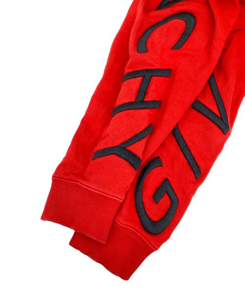 GIVENCHY（ジバンシィ）GIVENCHY (ジバンシィ) プルオーバーパーカー レッド サイズ:XLの古着・服飾アイテム