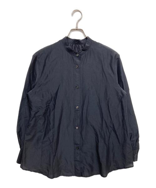 Spick and Span（スピック＆スパン）Spick and Span (スピック＆スパン) コットンシルクギャザーシャツ ブラック サイズ:無しの古着・服飾アイテム