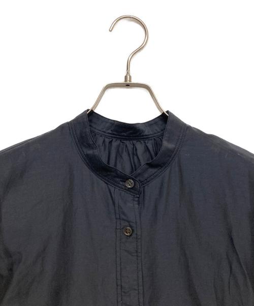 Spick and Span（スピック＆スパン）Spick and Span (スピック＆スパン) コットンシルクギャザーシャツ ブラック サイズ:無しの古着・服飾アイテム