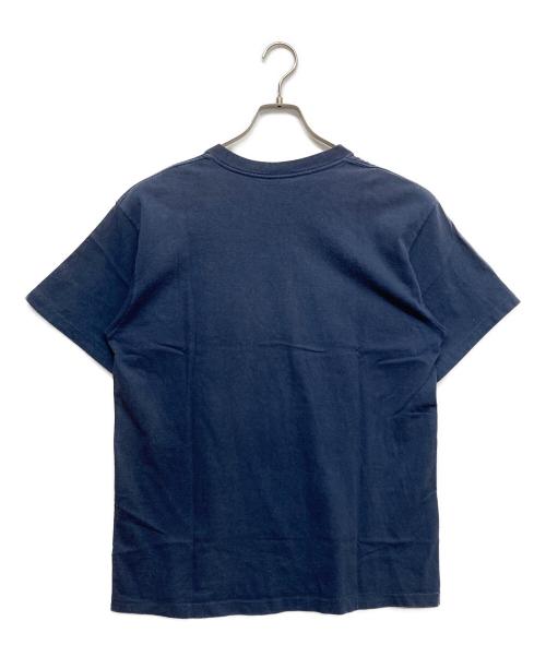 stussy（ステューシー）stussy (ステューシー) スカルインターナショナルプリントTシャツ ネイビー サイズ:Lの古着・服飾アイテム
