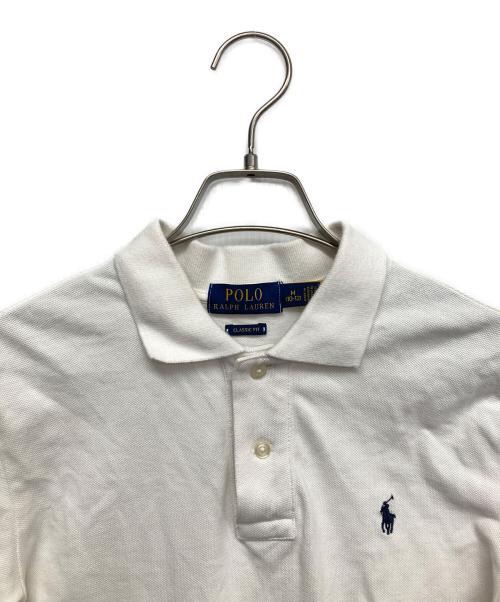 POLO RALPH LAUREN（ポロ・ラルフローレン）POLO RALPH LAUREN (ポロ・ラルフローレン) 半袖ポロシャツ ホワイト サイズ:Mの古着・服飾アイテム