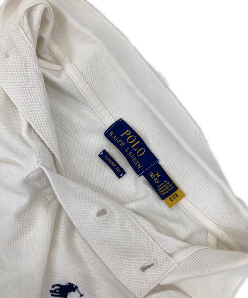 POLO RALPH LAUREN（ポロ・ラルフローレン）POLO RALPH LAUREN (ポロ・ラルフローレン) 半袖ポロシャツ ホワイト サイズ:Mの古着・服飾アイテム