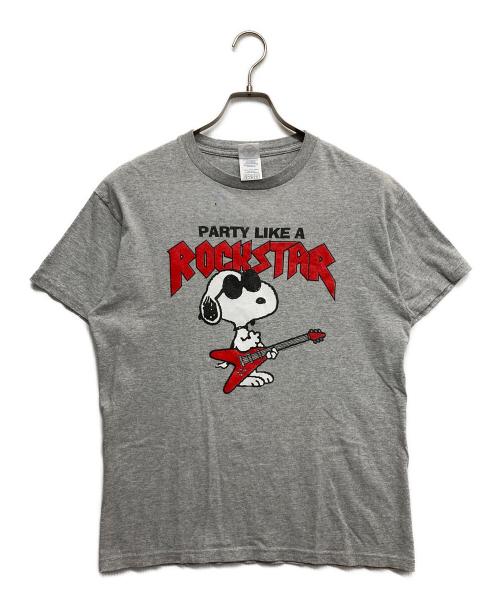 DELTA（デルタ）DELTA (デルタ) スヌーピープリントTシャツ グレー サイズ:Mの古着・服飾アイテム