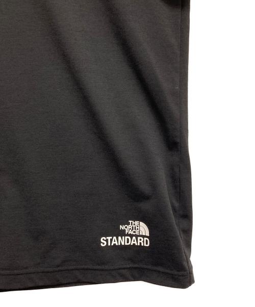 THE NORTH FACE STANDARD（ノースフェイス スタンダード）THE NORTH FACE STANDARD (ノースフェイス スタンダード) S/S STANDARD HEM LOGO TEE ブラック サイズ:XXLの古着・服飾アイテム