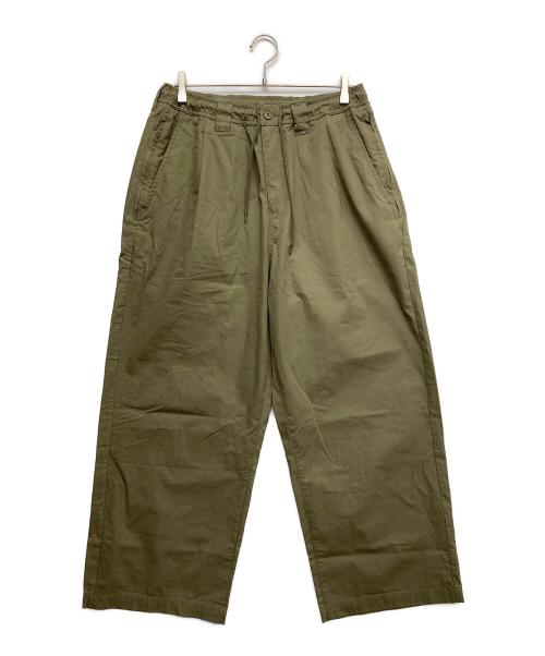 TIGHTBOOTH PRODUCTION（タイトブースプロダクション）TIGHTBOOTH PRODUCTION (タイトブースプロダクション) ミリタリーイージーパンツ グリーン サイズ:Lの古着・服飾アイテム